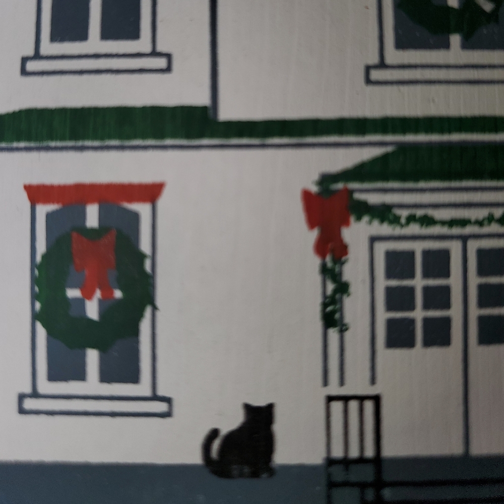 Cat's Meow 1992 August Imgard House Hometown Christmas Series 3/4 in thick - Picture 4 of 6